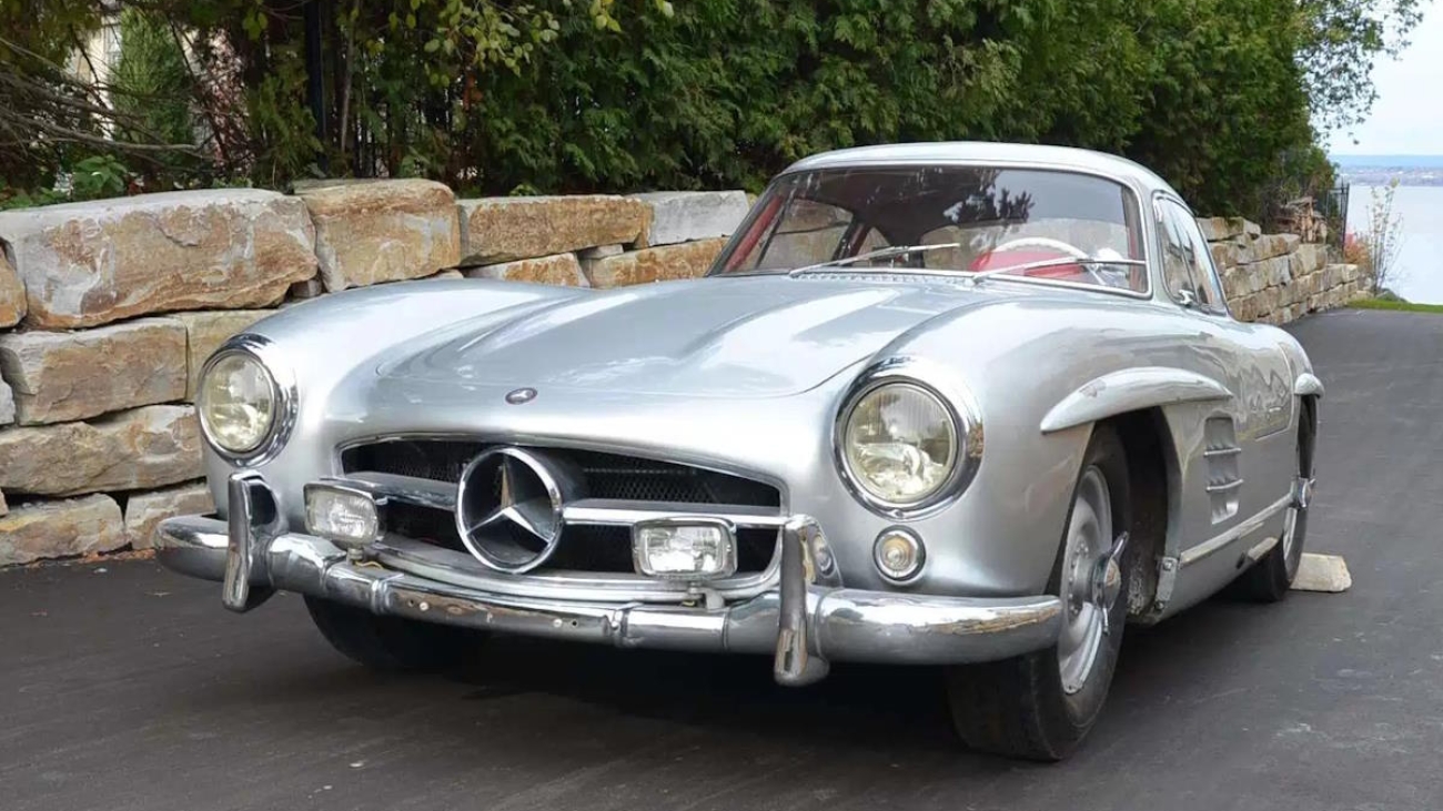 a classic mercedes benz motor car